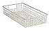 mDesign Household Metal Wire Cabinet Organizer Storage Organizer Bins Baskets trays - for Kitchen Pantry Pantry Fridge, Closets, Garage Laundry Bathroom - 16