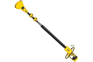 UPGRADE 2024,90°/180°rotatable Extension Pole,Cordless Pole Saw 3.87-6.72 Foot Telescoping Extension Pole only compatible with IMOUMLIVE
