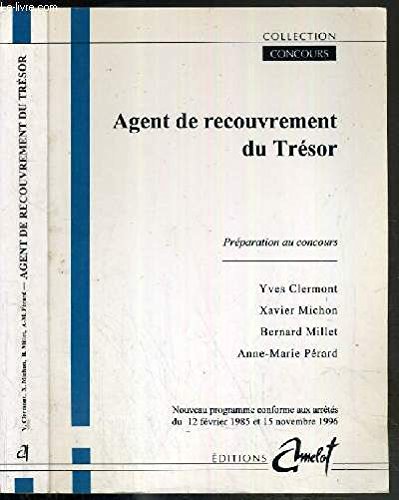 Amazon Fr Agent De Recouvrement Du Tresor Preparation Au Concours Perard Anne Marie Livres