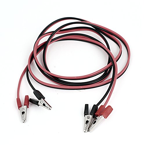 uxcell Double-ended Test Lead Alligator Crocodile Clip Clamp Jumper Cable 5Ft