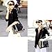 Women Bag, Gillberry Women Sequin Leopard Messenger Cross Shoulder Bag Handbag HandBag (Black)