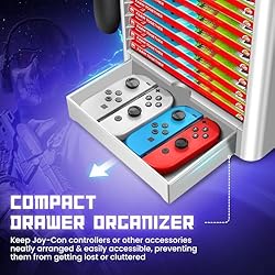 TNP Switch Organizer Station Game Storage Tower