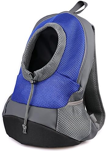 Pet Carrier Backpack NORZERO Dog Front Carrier Cat shoulder Bag for Biking, Hiking, Camping or Outdoor Activities(Blue)