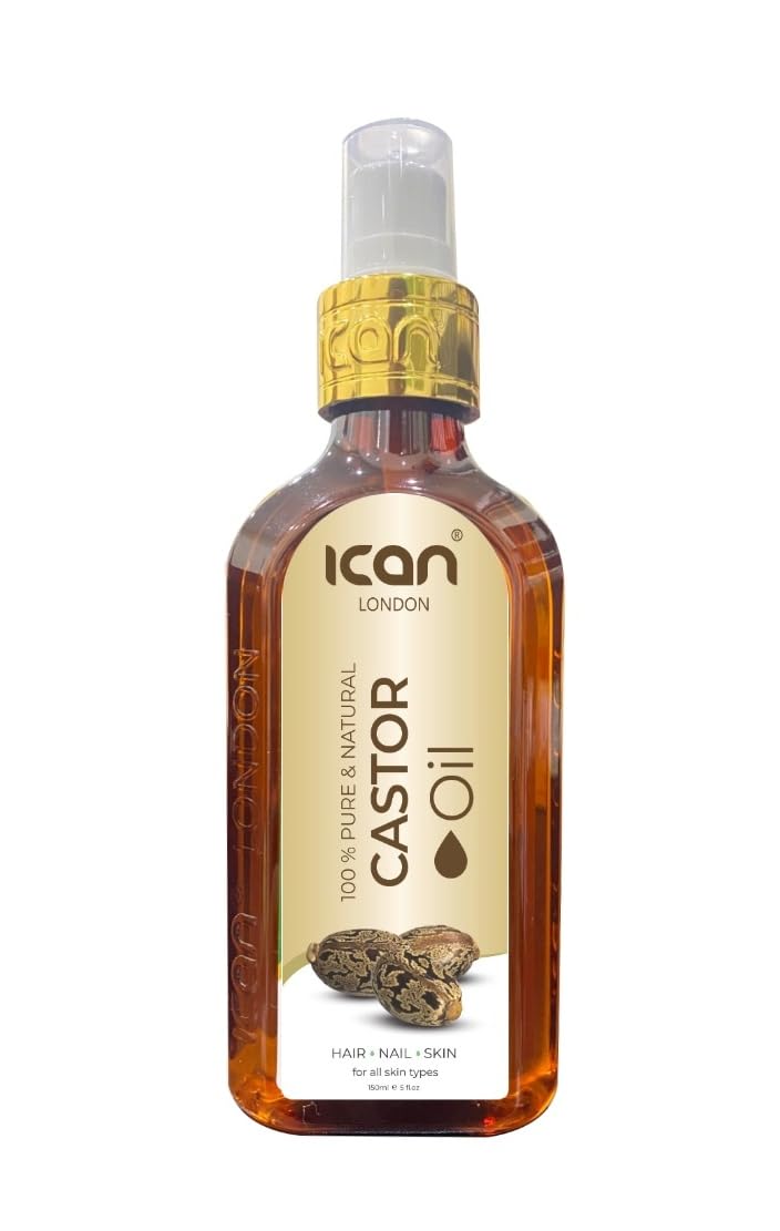 ICAN LONDON 100% PURE & NATURAL CASTOR OIL 150ML