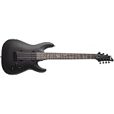 Schecter Damien-7 Electric Guitar - Satin Black