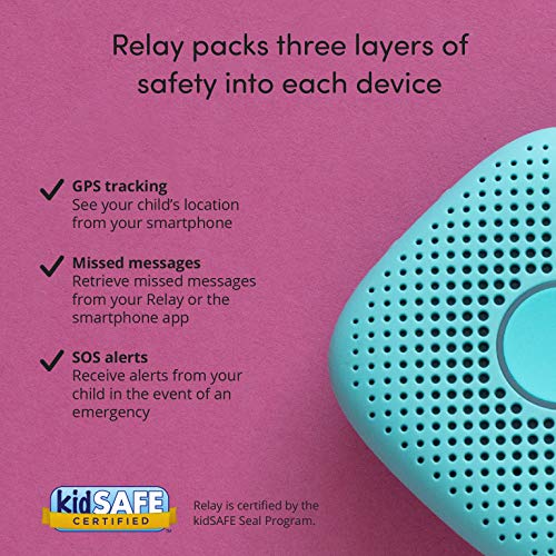 Relay Kids Phone Alternative 4G LTE Nationwide Range, Walkie Talkie