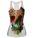 UNIFACO Women 3D Digital Printed Tank Tops Casual Graphic Vest Shirt One Size