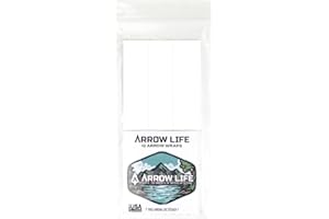 Arrow Life 6" Arrow Wraps 12 Pack White 1.125" Width