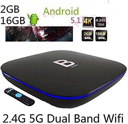2017 Latest TV Box B-Box B BOX Q-BOX Q BOX Android TV BOX 64bits 2GB/16GB Gigabit 1000LAN 2.4G+5G Dual WiFi Bluetooth4.0 H.265 Smart TV Box