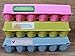 Egg Cartons for a Dozen Eggs (12 Pack) made from Recycled Pulp with BONUS Egg Carton Labels (Variety Pack)
