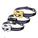 HappyOrange 3-Pack Waterproof LED Headlamp (White and Red Lights), 4 Light Modes Lightweight Headlight for Running, Hiking, Hunting, Fishing, Camping