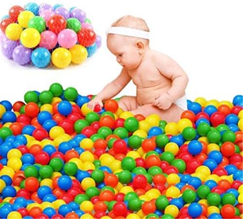 100pcs Colorful Ocean Balls,Soft Plastic Pit Balls,Tent Swim Toys Playground Games Pool (20 Piece)