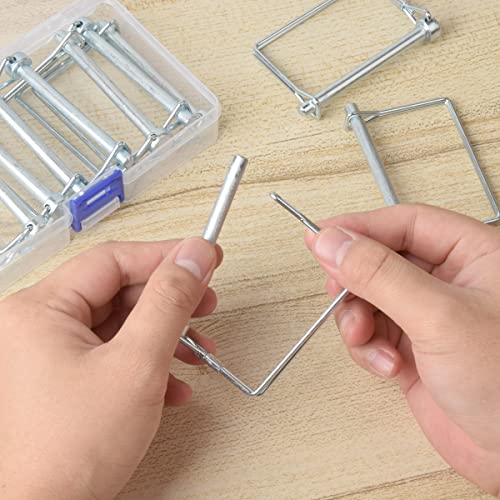 20 Pieces Shaft Locking Pin Safety Coupler Pin PTO Pin Assortment Kit