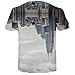 UNIFACO Men's City Scape Graphic T-Shirt(L,City scape),City Scape,Large