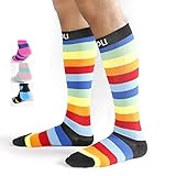 Compression Socks Women Athletic Socks 20-30 mmHg For Nurse,Pregnant,Gym,Running, Athletic Sports, Flight Travel Socks