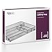 Mindspace Cutlery Organizer Silverware Tray with 6 Compartments | Kitchen Utensil Drawer Organizer | Silverware Tray for Drawer | The Mesh Collection, Silver