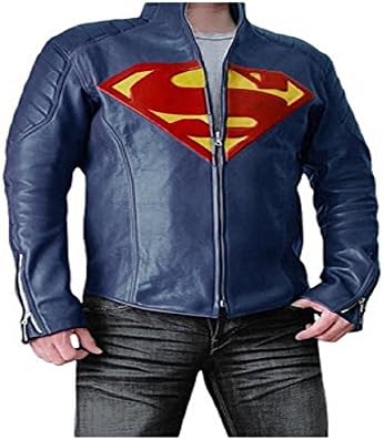 Fashiontribe Men’S Superman Stylish Leather Jacket