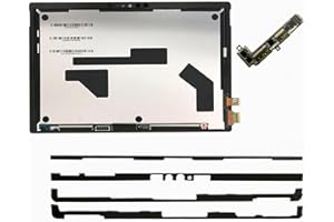 SECRETIGER Replacement for Microsoft Surface Pro 5 6 1796 1807 1809 12.3 inch LCD LED Display Touch Screen Digitizer Assembly (with Touch Plate and Adhesive Stripe)