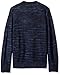 Calvin Klein Jeans Men's Space Dyed Cable Crew Neck Sweater