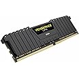 Corsair CMK8GX4M1A2400C14 Vengeance LPX 8GB (1 x 8GB) DDR4 DRAM 2400MHz (PC4-19200) Memory Kit - Black