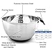Stainless Steel Mixing Bowls for Kitchen, Cooking and Baking. 1QT, 2.5QT, 4.5QT, Black Handle & Spout, Free Ebook