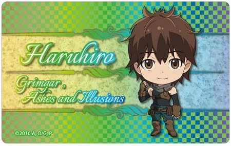 Amazon 灰と幻想のグリムガル ハルヒロ プレートバッジ アニメ 萌えグッズ 通販