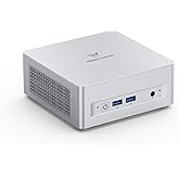 MINISFORUM UM870 Slim Mini PC Barebone AMD Ryzen 7 8745H Mini Computer(8C/16T, Up to 5.0GHz), Support DDR5 RAM,M.2 2280 SSD,8