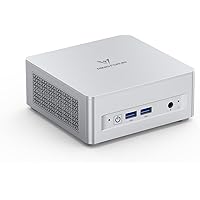 MINISFORUM UM870 Slim Mini PC Barebone AMD Ryzen 7 8745H Mini Computer(8C/16T, Up to 5.0GHz), Support DDR5 RAM,M.2 2280 SSD,8