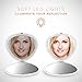 TRESUTOPIA LED Compact Mirror, Folding Travel Mirror, Magnifying Lighted Makeup Handy Mirror, Perfect for Purses, Double-Sided 1x/5x Magnification
