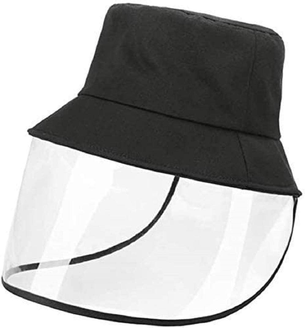 Kupton Protective Visor Fisherman Hat, Anti-saliva Anti-spitting Full Face Shield for Outdoor Protection