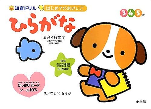 はじめてのおけいこ ひらがな 清音46文字を書きやすい順に鉛筆で練習 知育ドリルはじめてのおけいこ 稔幸 汐見 きみか わらべ 本 通販 Amazon