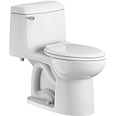 American Standard 2034314.020 Champion 4 One-Piece Toilet with Toilet Seat, Elongated Front, Chair Height, White, 1.6 gpf