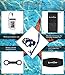 OMGear Snorkel Set Snorkeling Gear Package Diving Set Premium Silicone Dive Mask Snorkel Equipment Goggles Anti-Fog Anti-Leak Neoprene Mask Strap Scuba Diving Freediving Spearfishing Swimming
