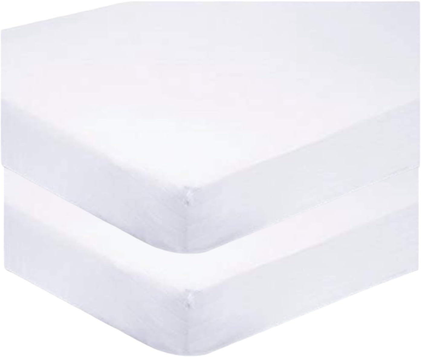 white cot bed sheets