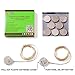 RTGS Products Green Colored LED Lights Indoor Outdoor String Lights, Fairy Lights Battery Powered Patio, Bedroom, Holiday Decor, etc. (Green Color 20 LEDs 7.5 FEET 2 Sets)