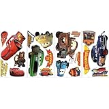 DISNEY CARS 19 BiG Piston Cup Wall Stickers Lightning McQueen Room Decor Decals