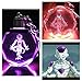 J Adryan Design #1 Dragon Ball Z Crystal Led KeyChain 7 Colors Changing Cycle