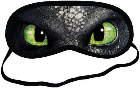 Personalise Custom How to Train Your Dragon Sleeping Mask Best Comfortable Sleeping Eye Cover Great for Travel Rest And Meditation Shift Work Sleep