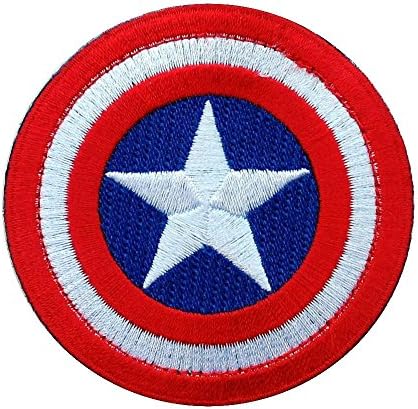 Velcro Captain America Comics Shield Tactical Embroidered Patch