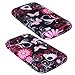 S4 Mini Case, Wisdompro® 3pcs Flower Butterfly Pattern Bundle Pack of Color and Graphic Soft TPU Gel Protective Case Covers for Samsung Galaxy S4 Mini (NOT S4 Fit)