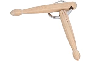 1Pcs Drum Stick Key Chain,Small Lightweight Drum Stick Key Loop,Keychain Bag Decoration Musical Instruments Gift