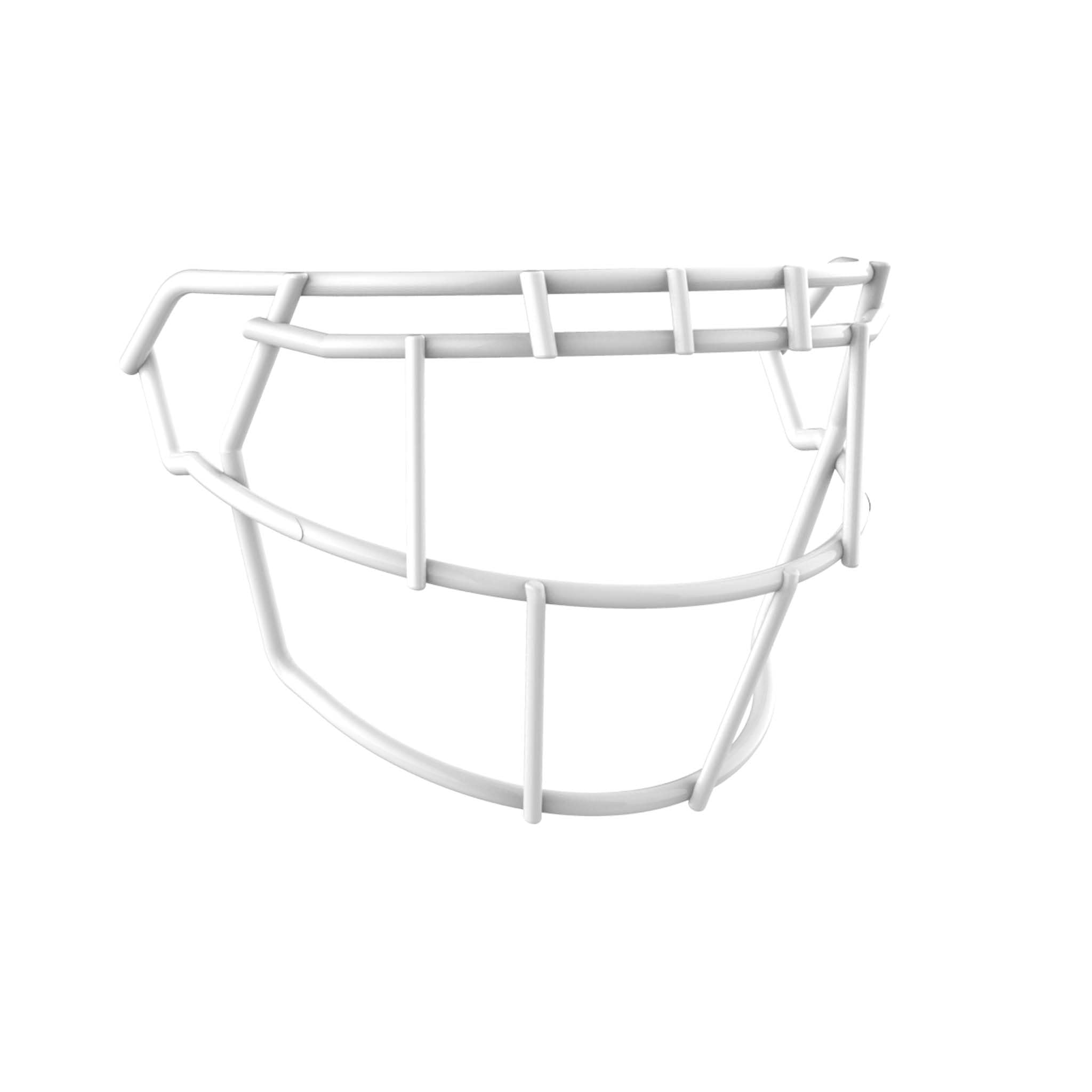 Schutt F7 Varsity Facemask for F7 Football Helmets, F7 EGOP-NB-VC Facemask, White, Carbon Steel