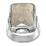 Silpada 'Amarillo' Pyrite and Sterling Silver Ring, Size 11