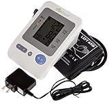 Slight Touch FDA Approved Fully Automatic Upper Arm Blood Pressure Monitor ST-401, with AC Adapter, Batteries and Case Included