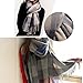 Women's Plaid Blanket Long Shawl Big Grid Winter Warm Lattice Large Scarf Wrap