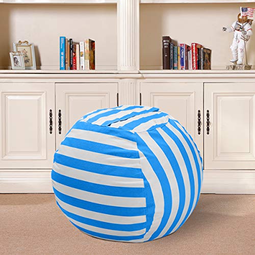 2 WEKAPO+Stuffed+Storage+Quality+Canvas%25EF%25BC%2588Blue%25EF%25BC%2589