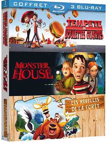 Tempête De Boulettes Géantes + Monster House + Les Rebelles De La Forêt - Pack