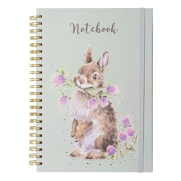 Wrendale Designs by Hannah Dale - Head Clover Heels Illustrated Spiral Bound Lined Notebook - A4
