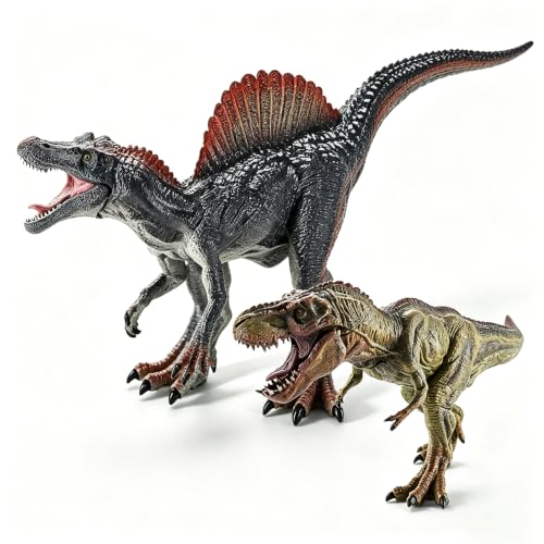 Spinosaurus and T-Rex Dinosaur Figure Set