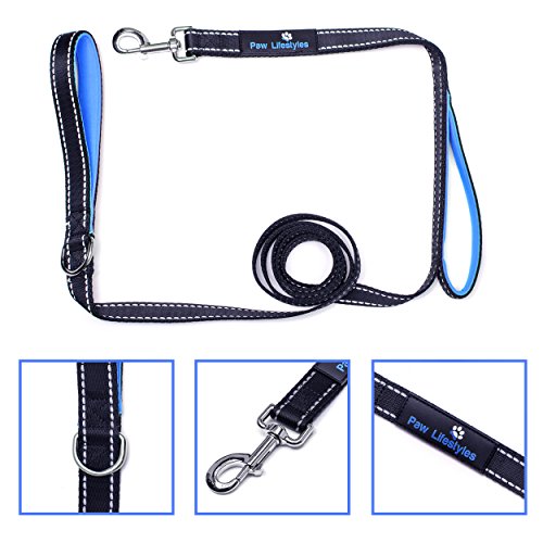 Paw Lifestyles Heavy Duty Dog Leash 2 Handles Padded Traffic Handle